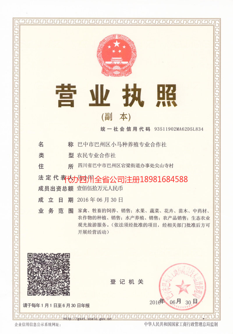 临清临清小马种养殖专业合作社